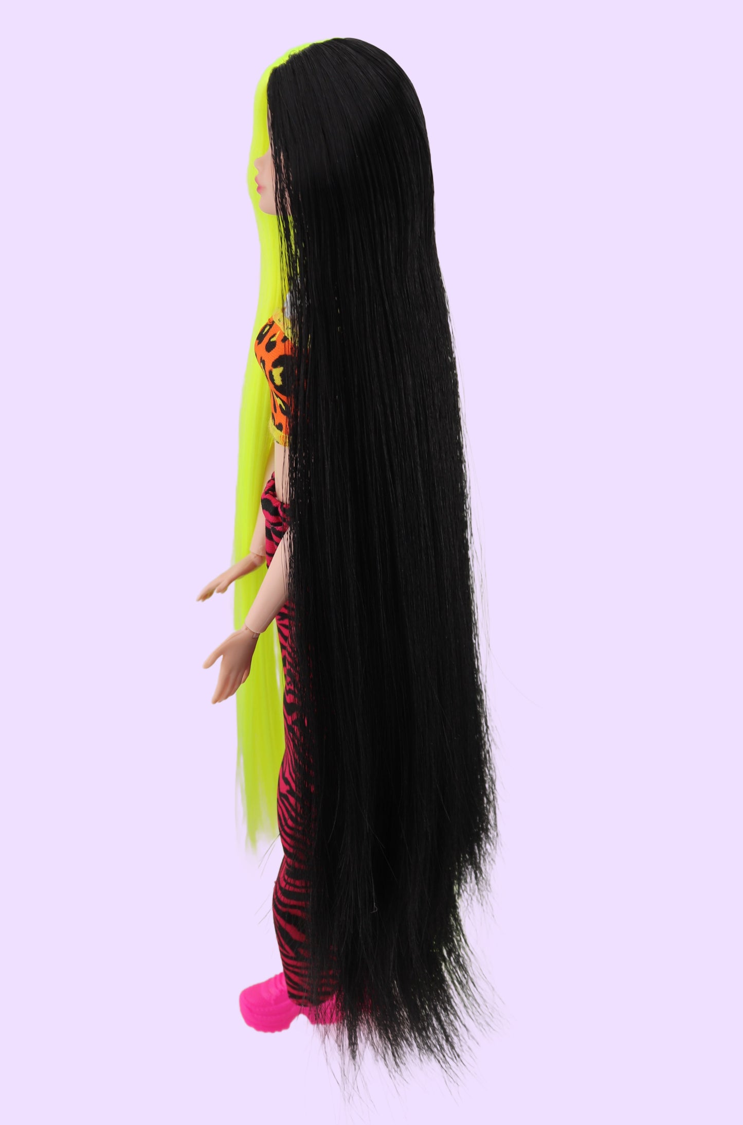 Billie Eilish inspired OOAK Barbie with Odile Face