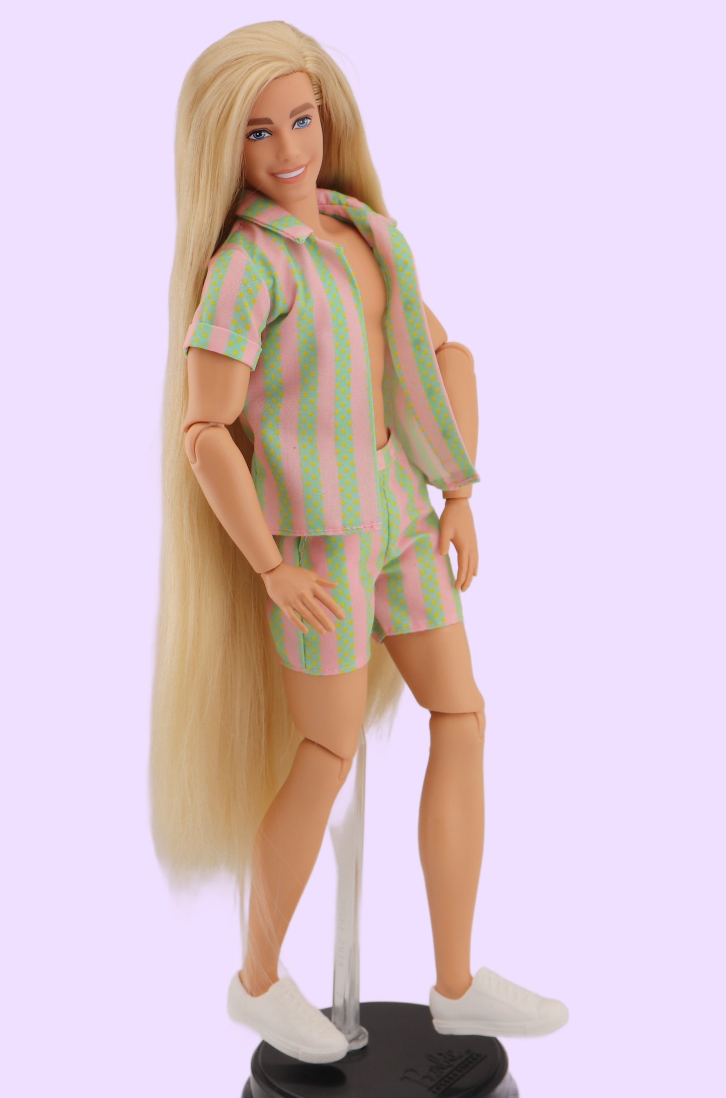 Ken from the Barbie Movie with Long Rerooted Hair