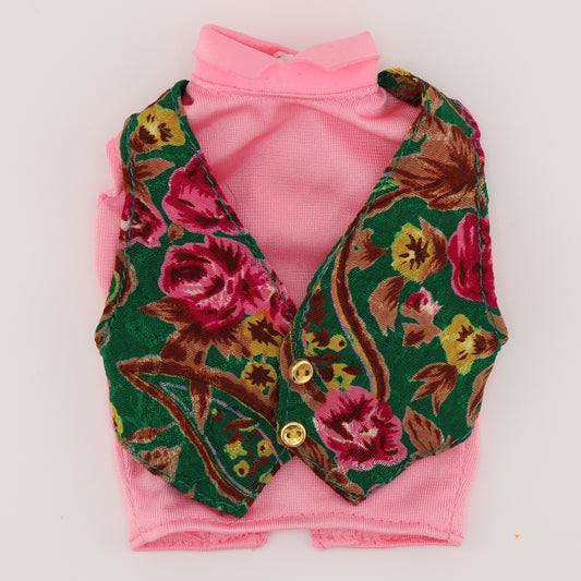 Locket Surprise Ken’s Top and Floral Vest