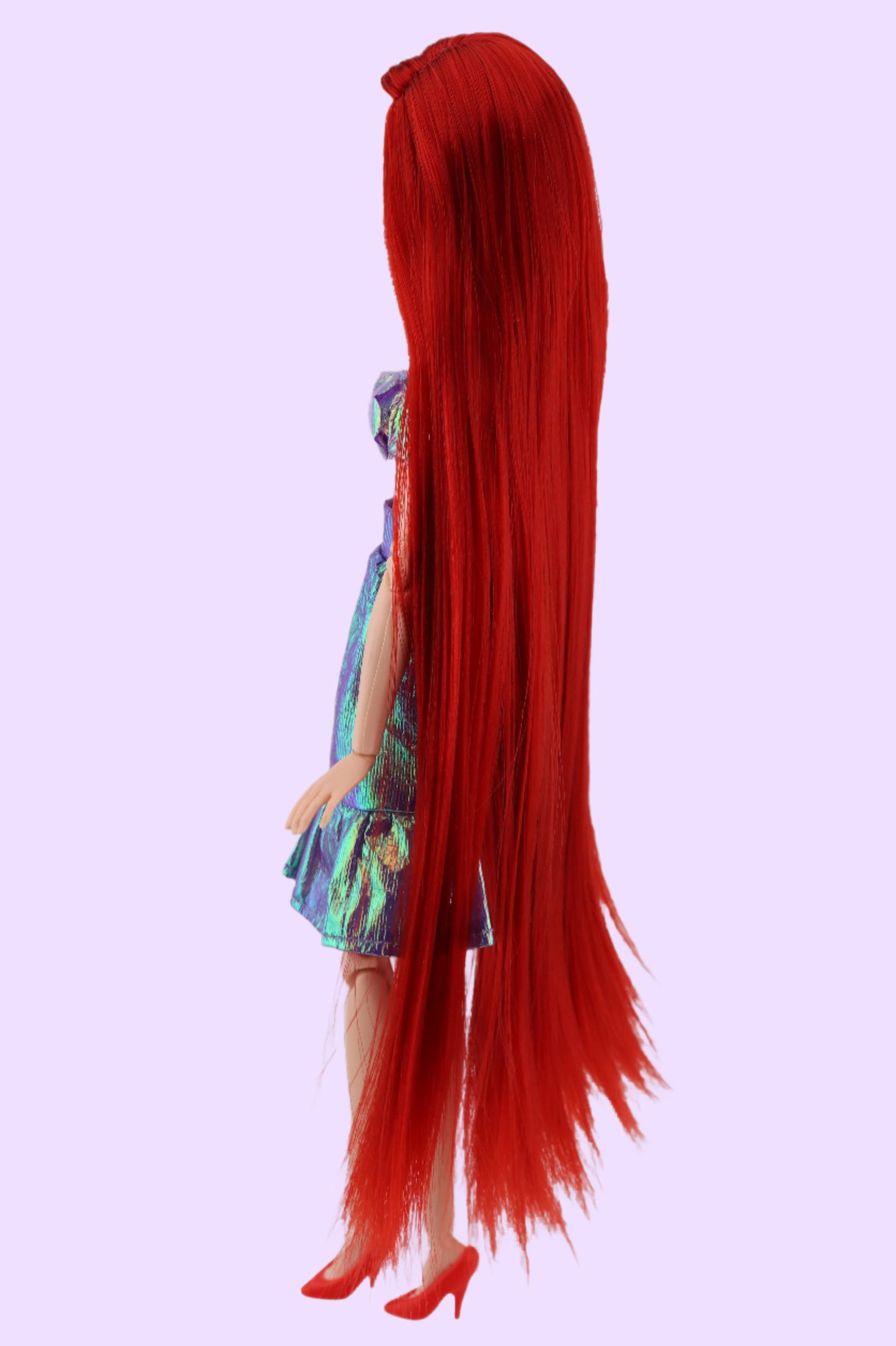 Barbie as Ariel The Little Mermaid Custom Rerooted Red Hair Odile