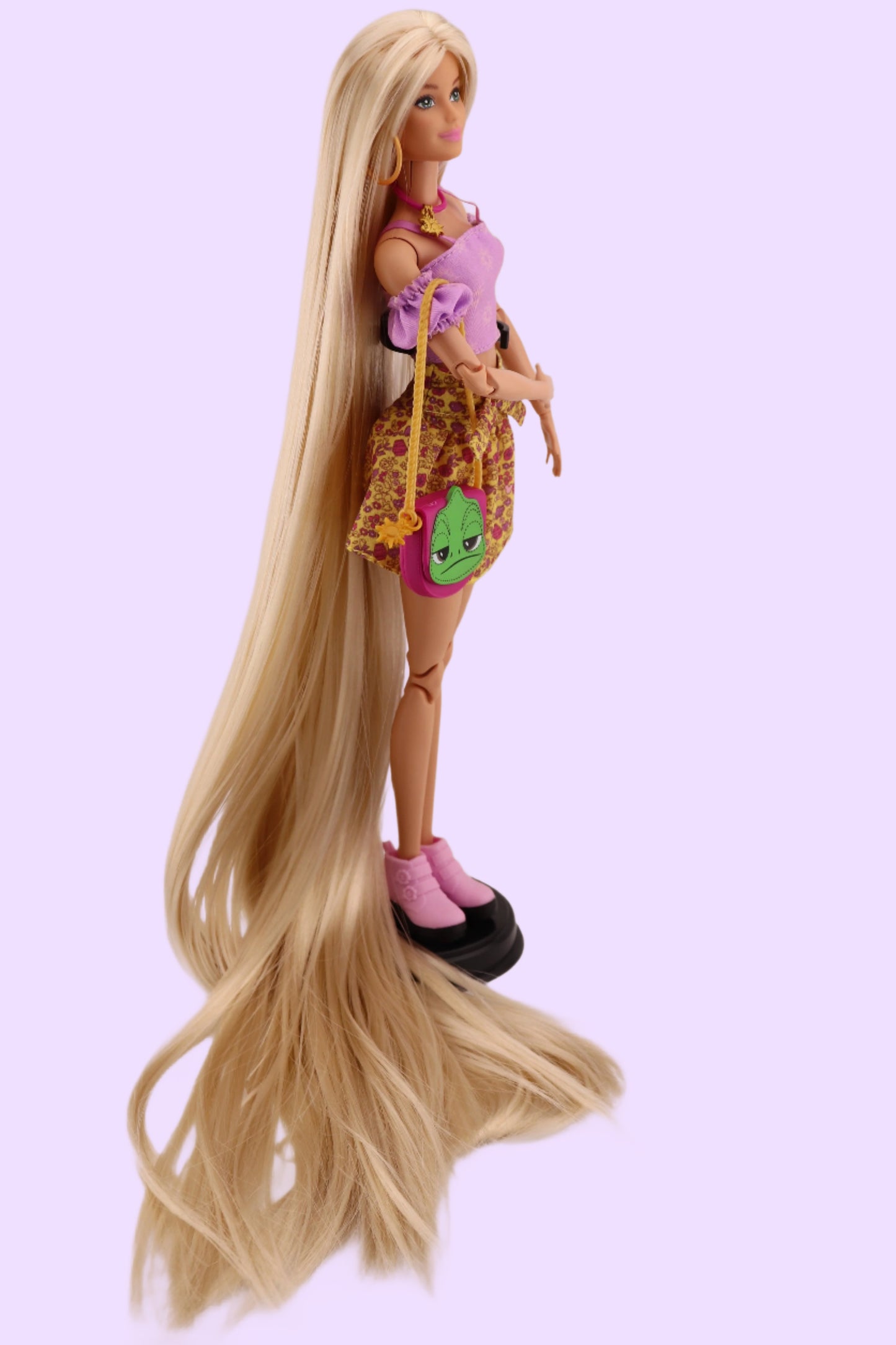 Rapunzel Inspired Custom Barbie Doll OOAK