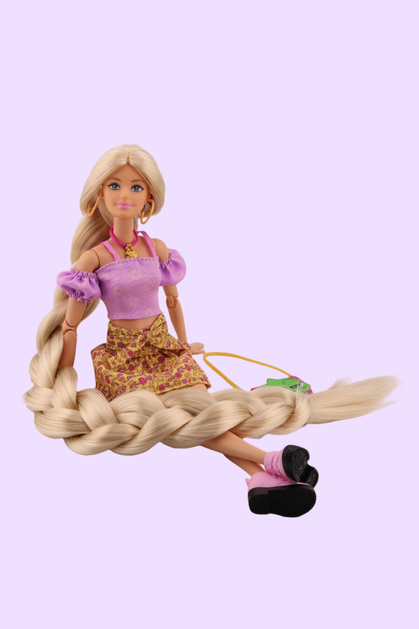 Rapunzel Inspired Custom Barbie Doll OOAK