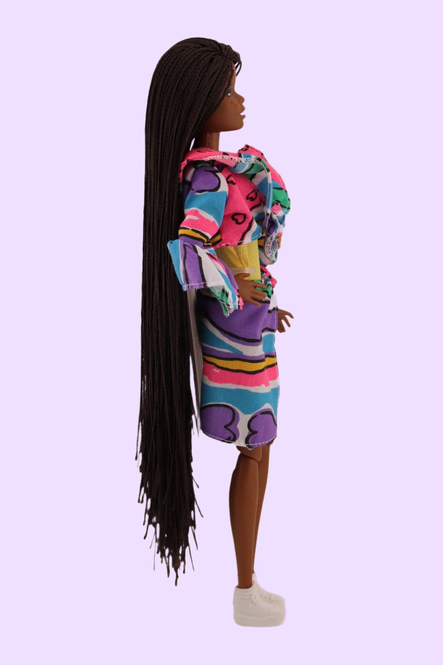 Custom OOAK Barbie with Micro Braids