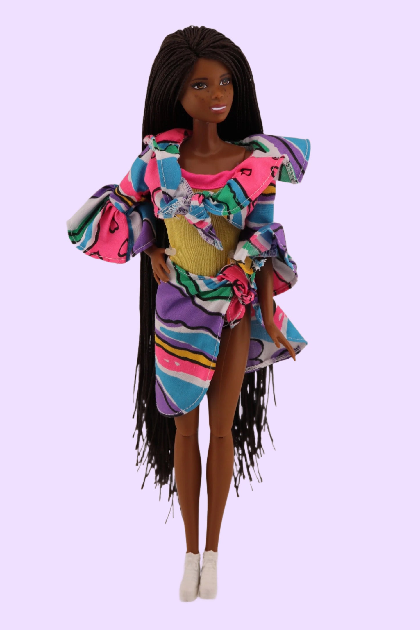 Custom OOAK Barbie with Micro Braids