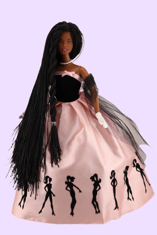 Timeless Silhouette Barbie with Micro Braids