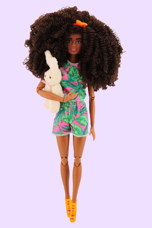 Curly One of a Kind Slumber Party Barbie