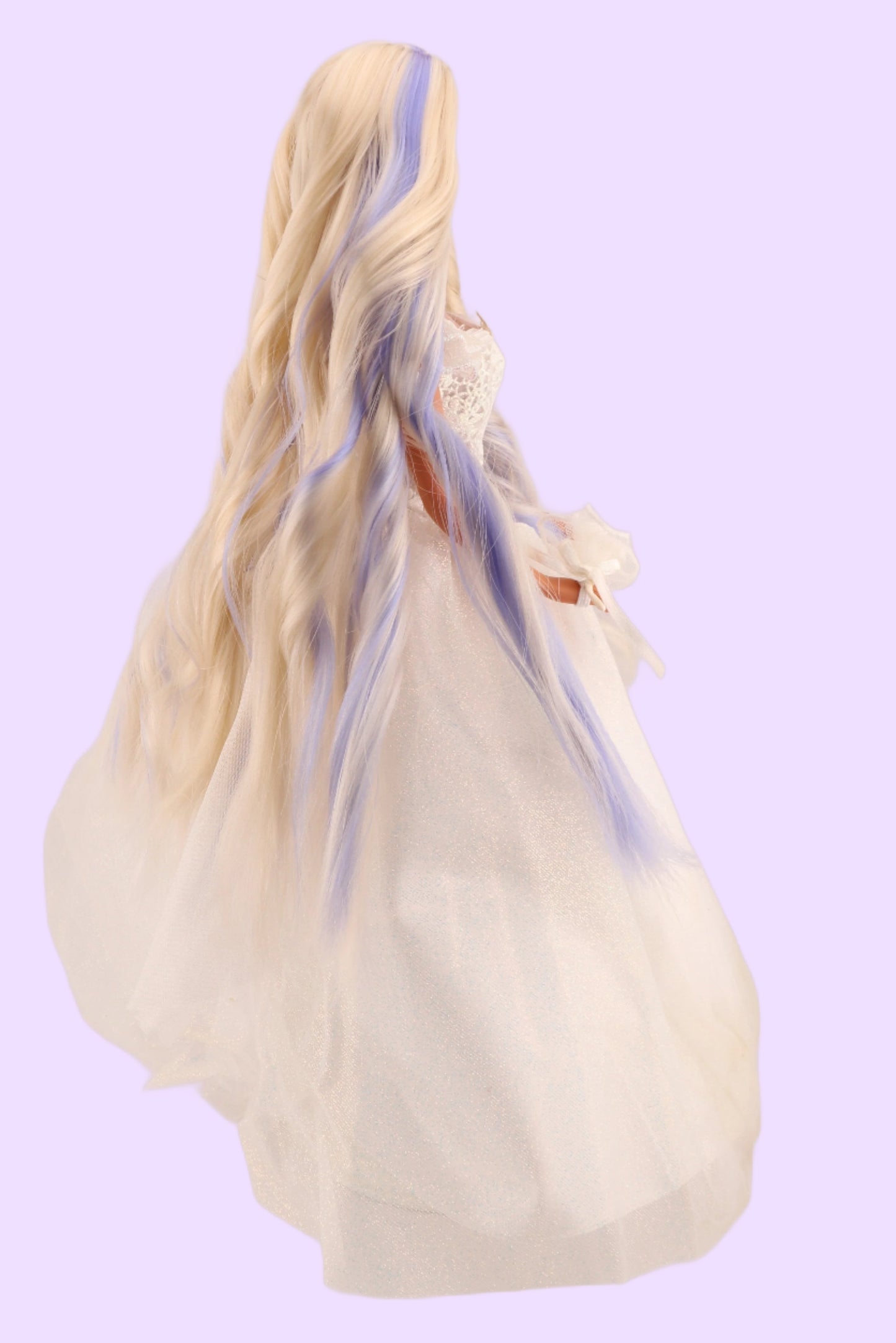 Custom Wedding Fantasy Barbie with Iridescent Hair