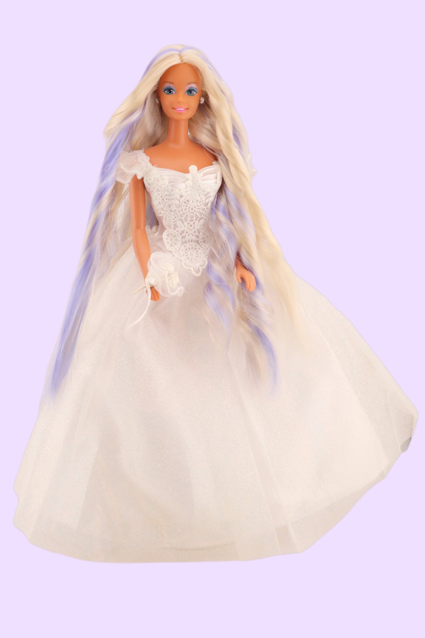 Custom Wedding Fantasy Barbie with Iridescent Hair