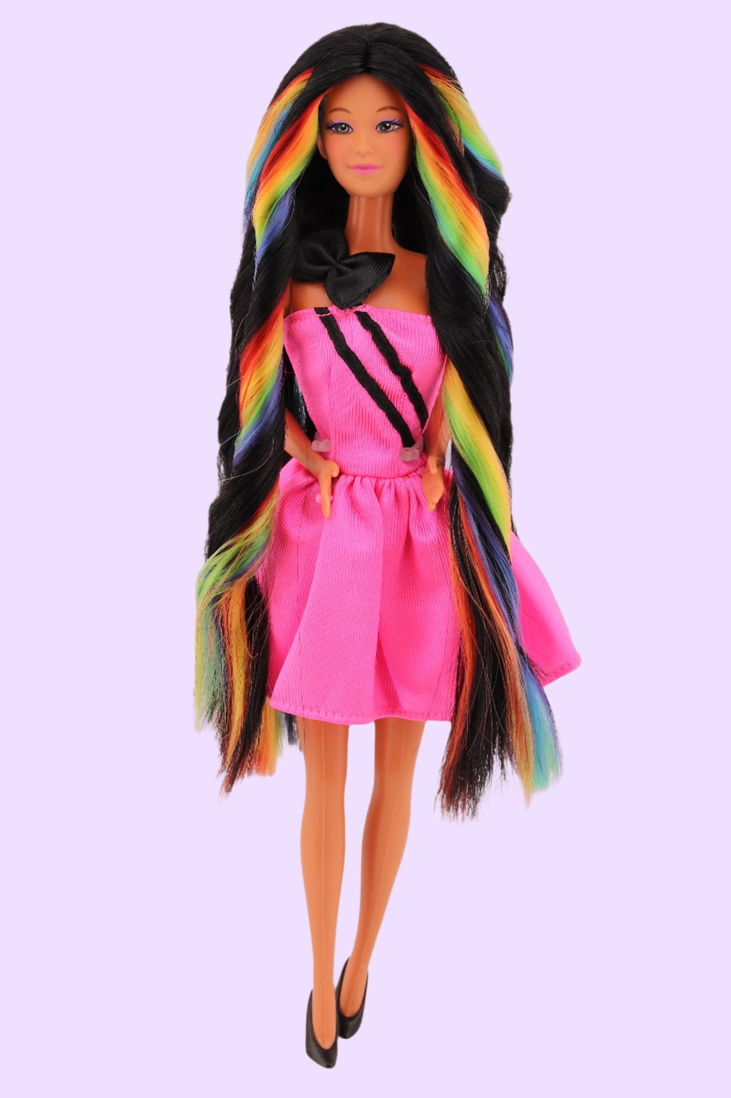 Custom Kira Barbie with Rainbow Hair