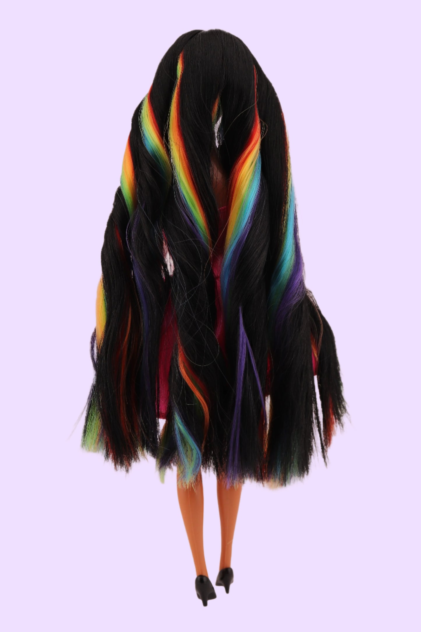 Custom Kira Barbie with Rainbow Hair