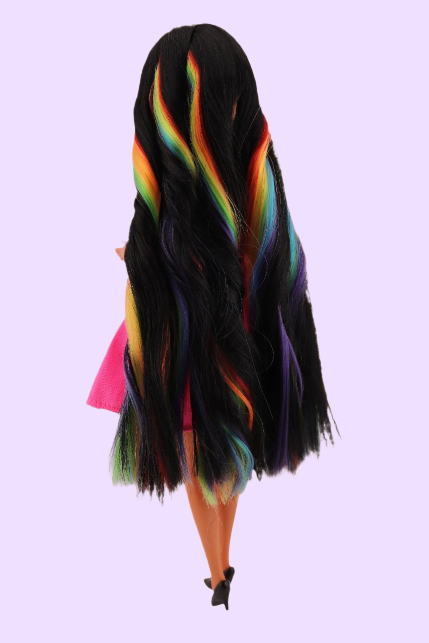 Custom Kira Barbie with Rainbow Hair