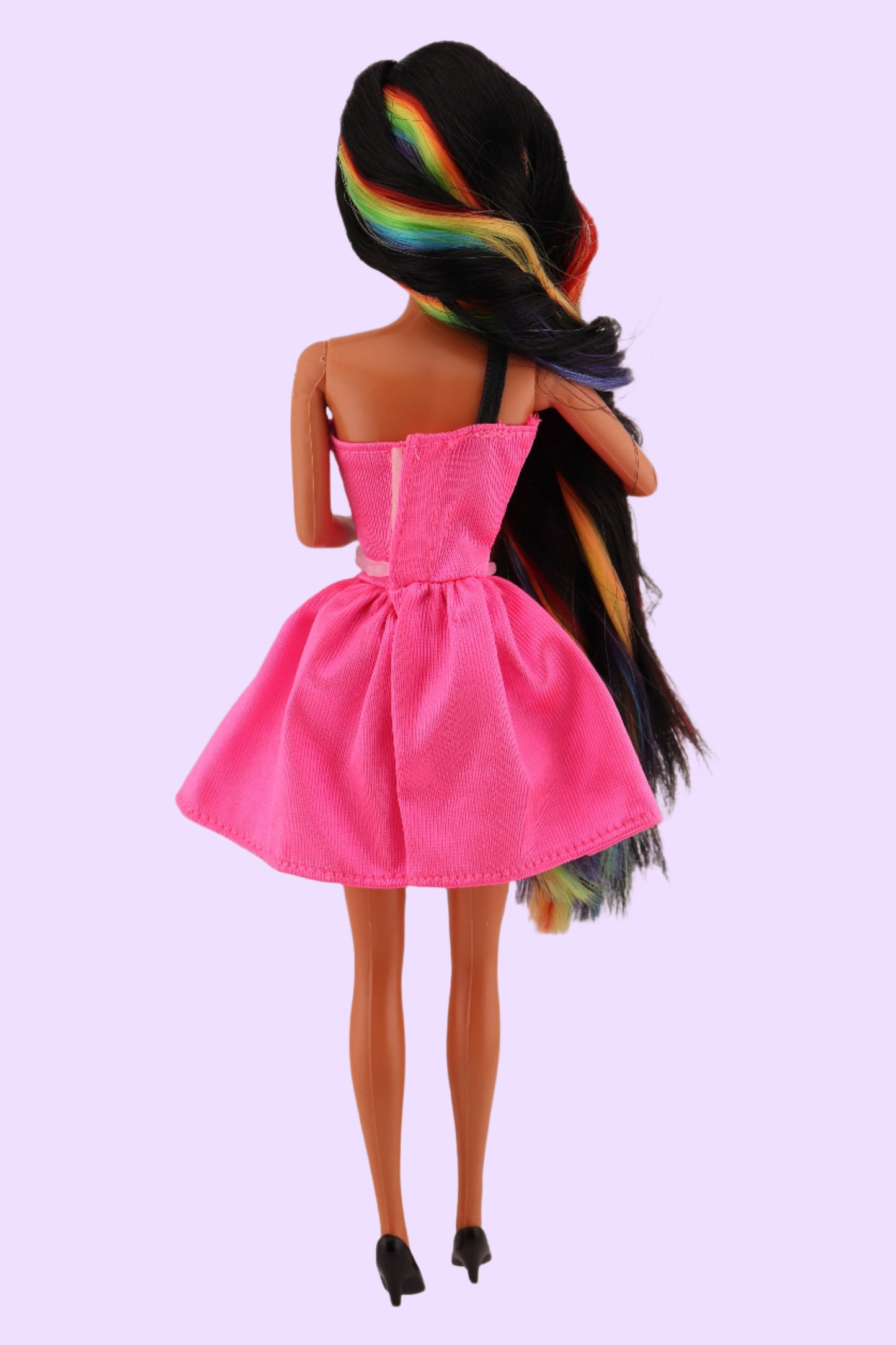 Custom Kira Barbie with Rainbow Hair
