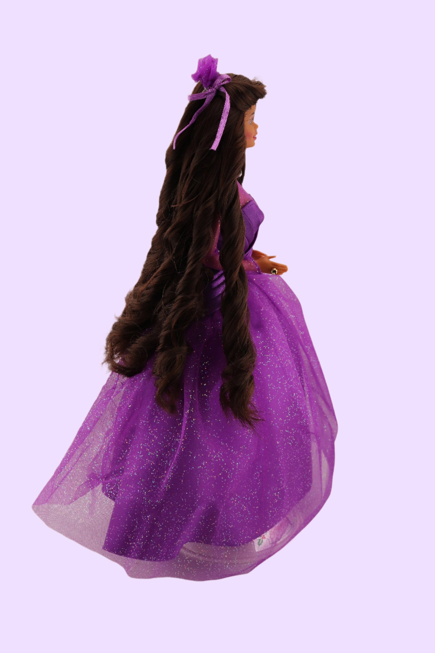 Purple Passion Barbie with a Chocolate Hair Reroot
