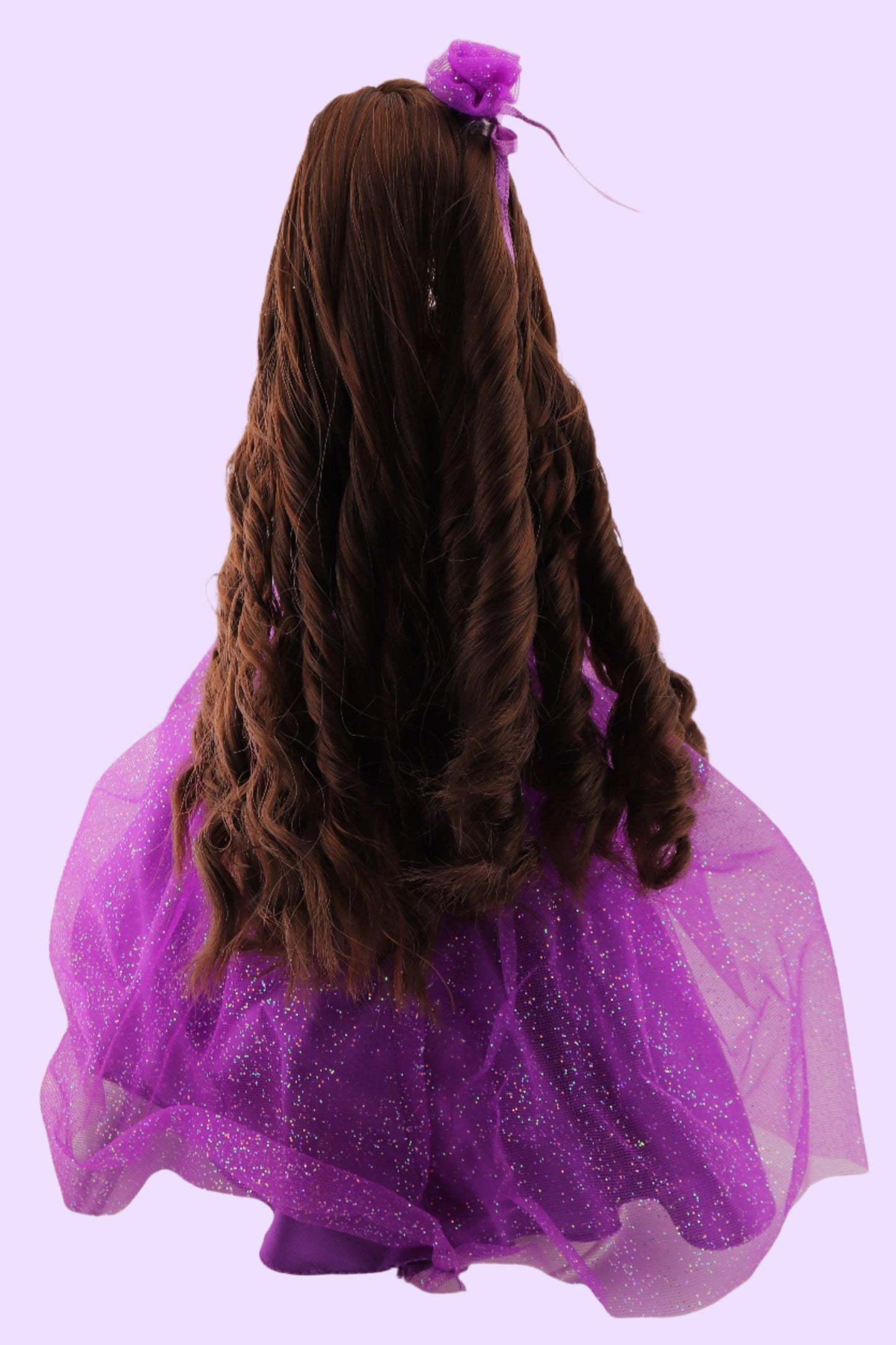 Purple Passion Barbie with a Chocolate Hair Reroot