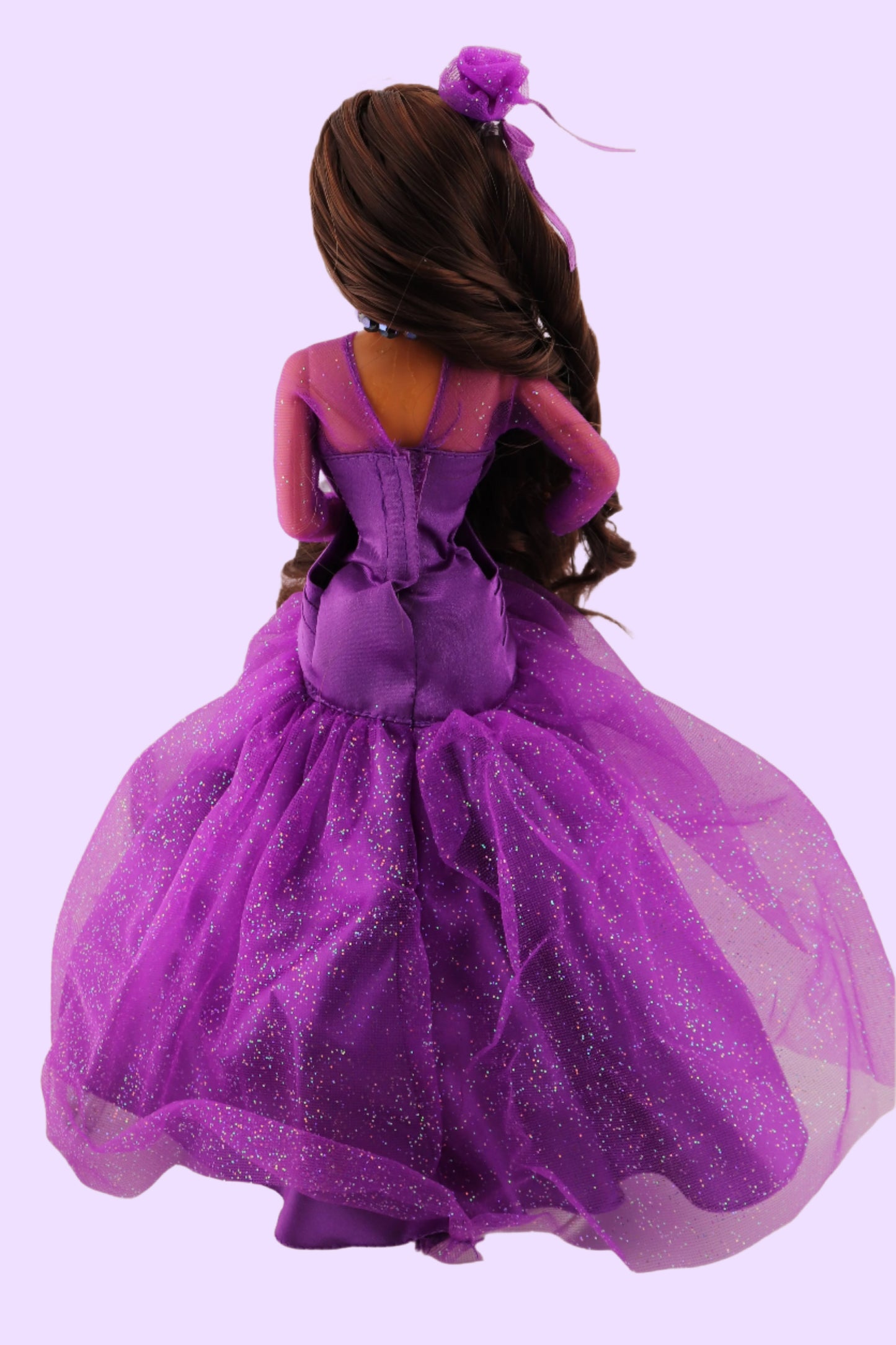 Purple Passion Barbie with a Chocolate Hair Reroot