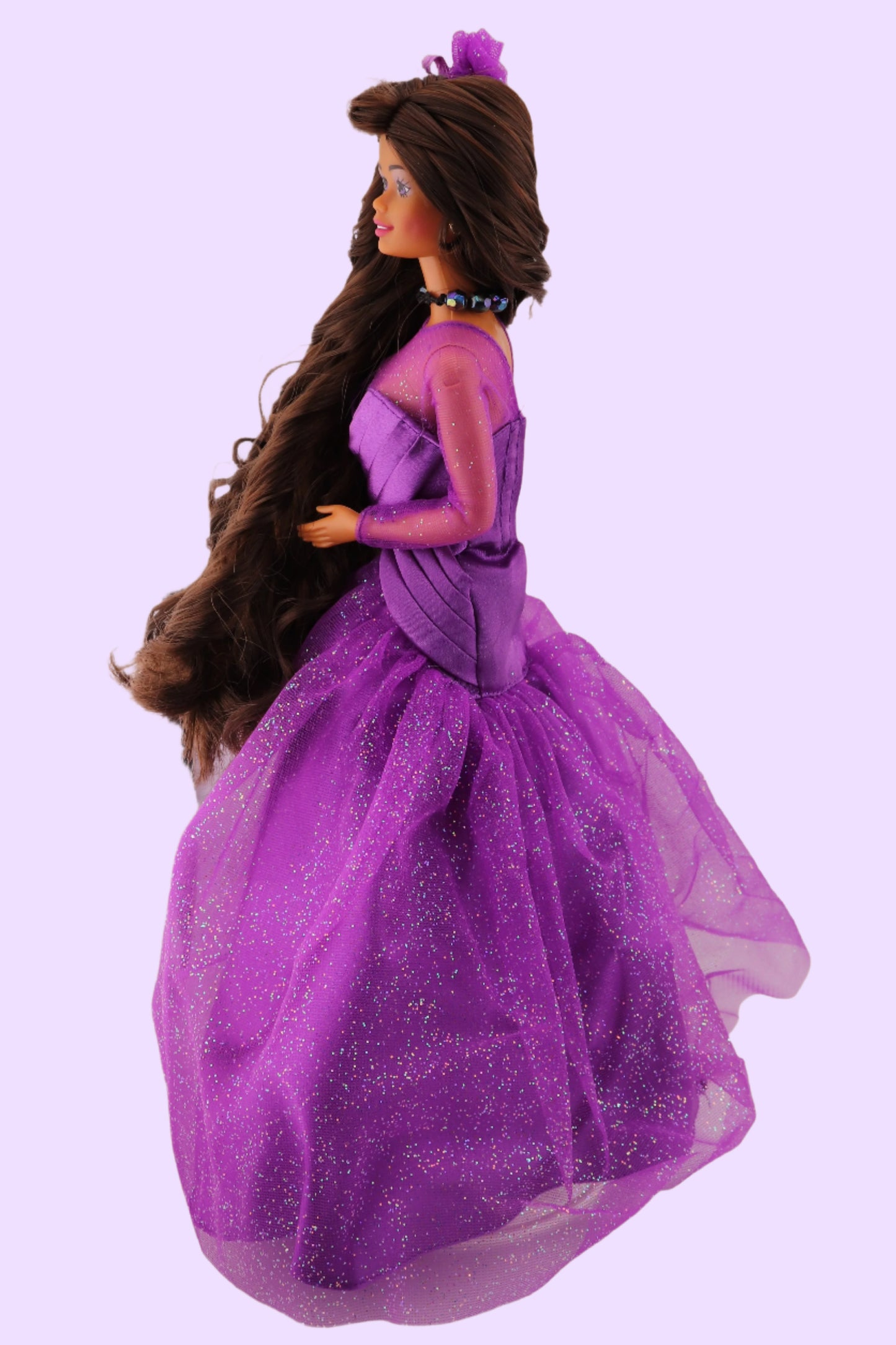 Purple Passion Barbie with a Chocolate Hair Reroot
