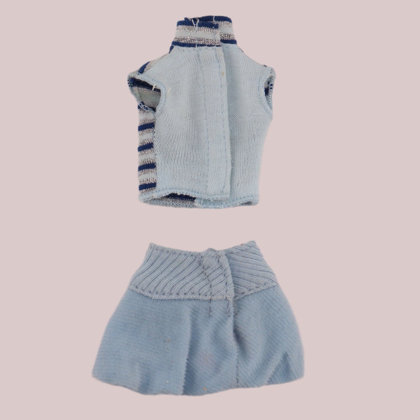 Cool Blue Fashion Outfit with Bubble Skirt