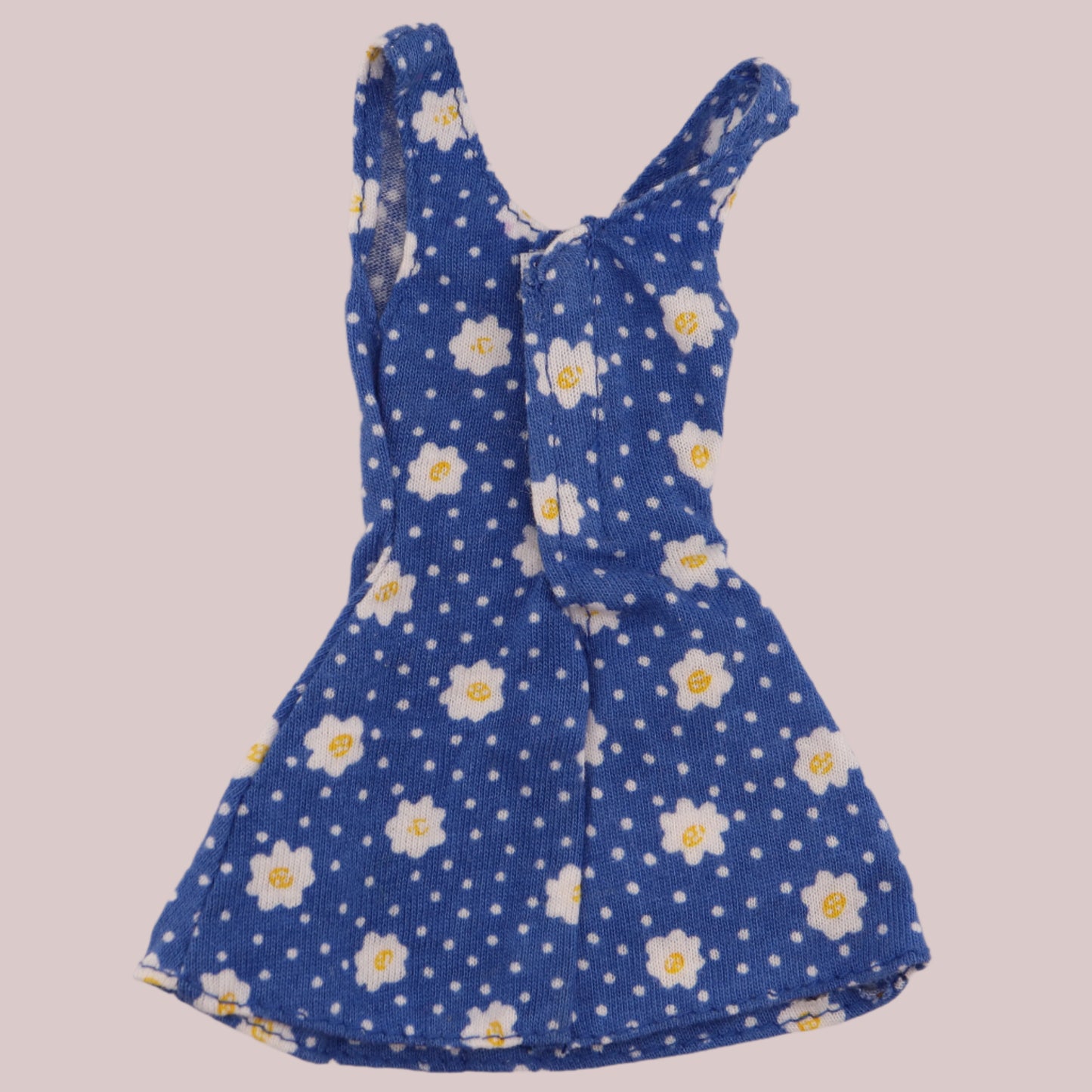 Blue Daisy Print Sun Dress