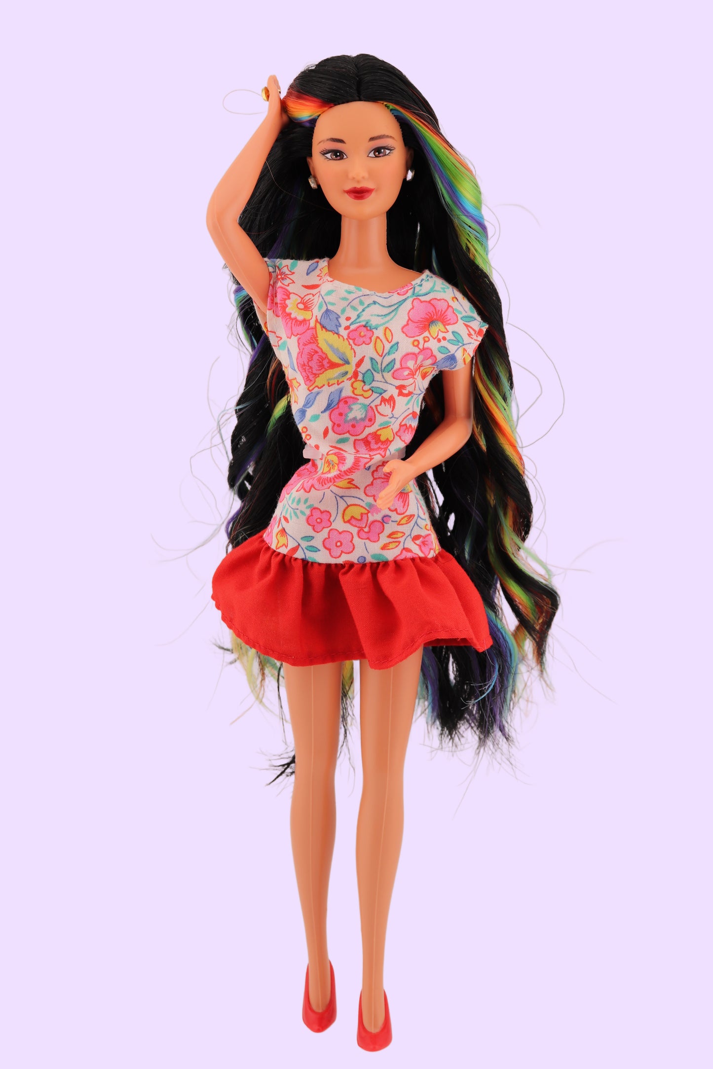 Asian Barbie with Rainbow Peek-A-Boo