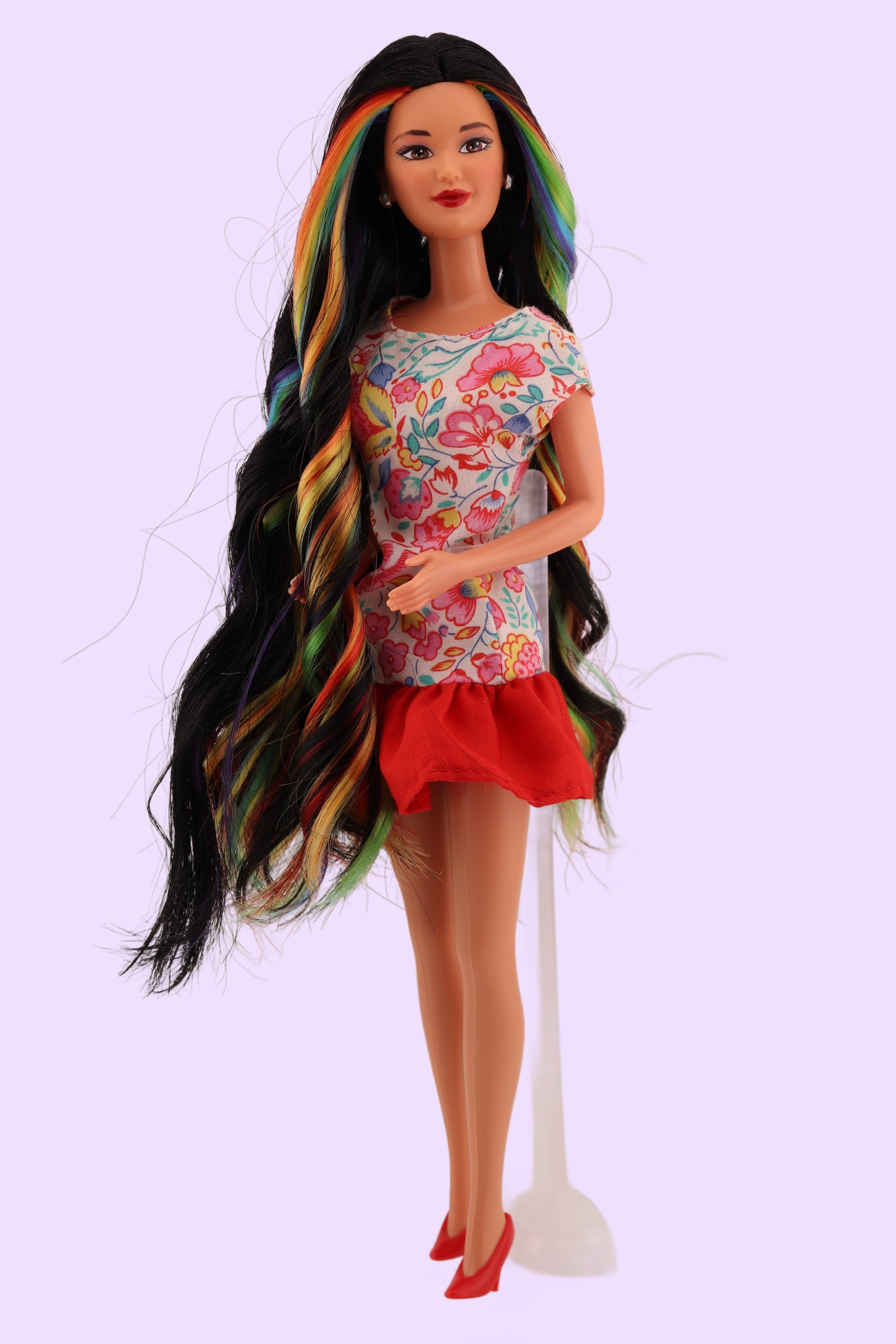 Asian Barbie with Rainbow Peek-A-Boo