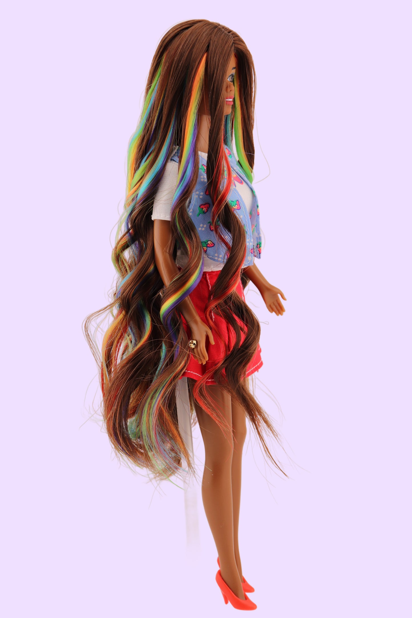 Holiday Barbie with Christie Face and Rainbow Peek-A-Boo