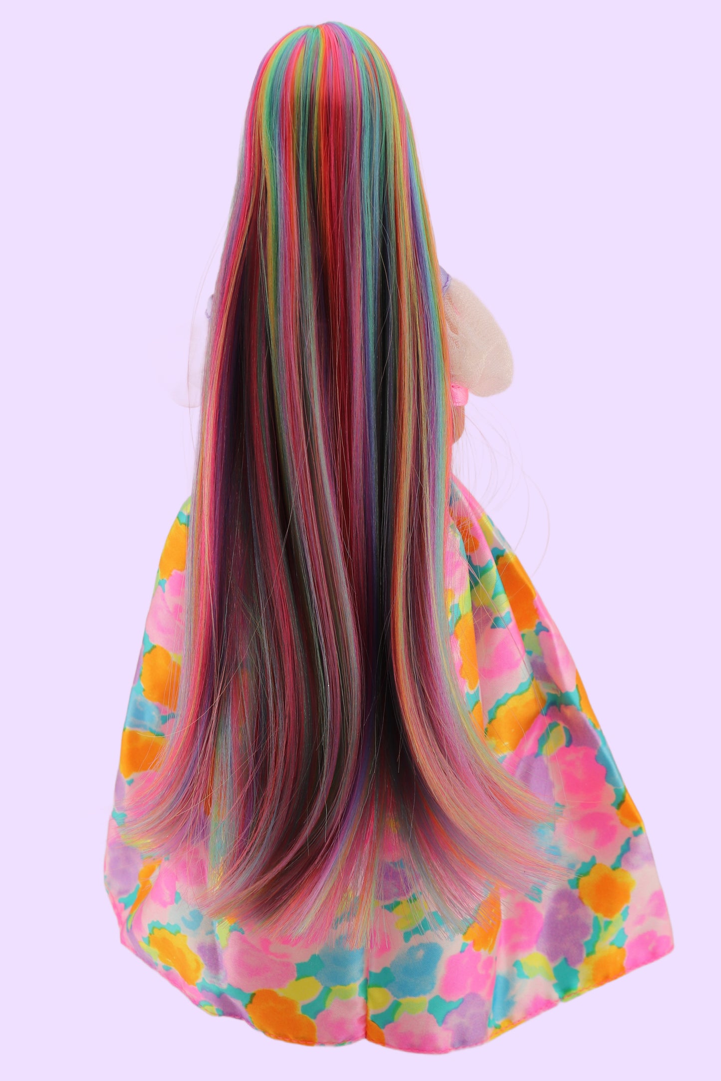 Custom Rerooted Pastel Rainbow Teresa Barbie