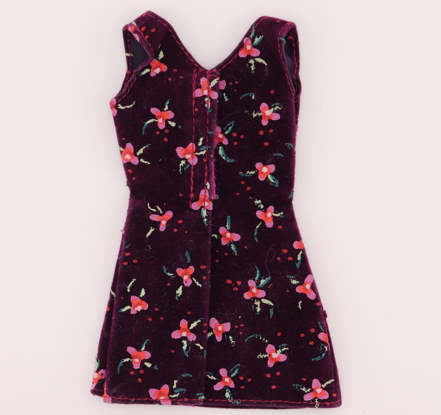 Fashion Avenue 90s Grunge Purple Velvet Dress