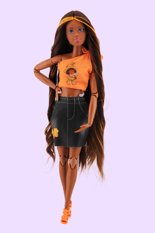 Orange Blossom Strawberry Shortcake Custom Barbie