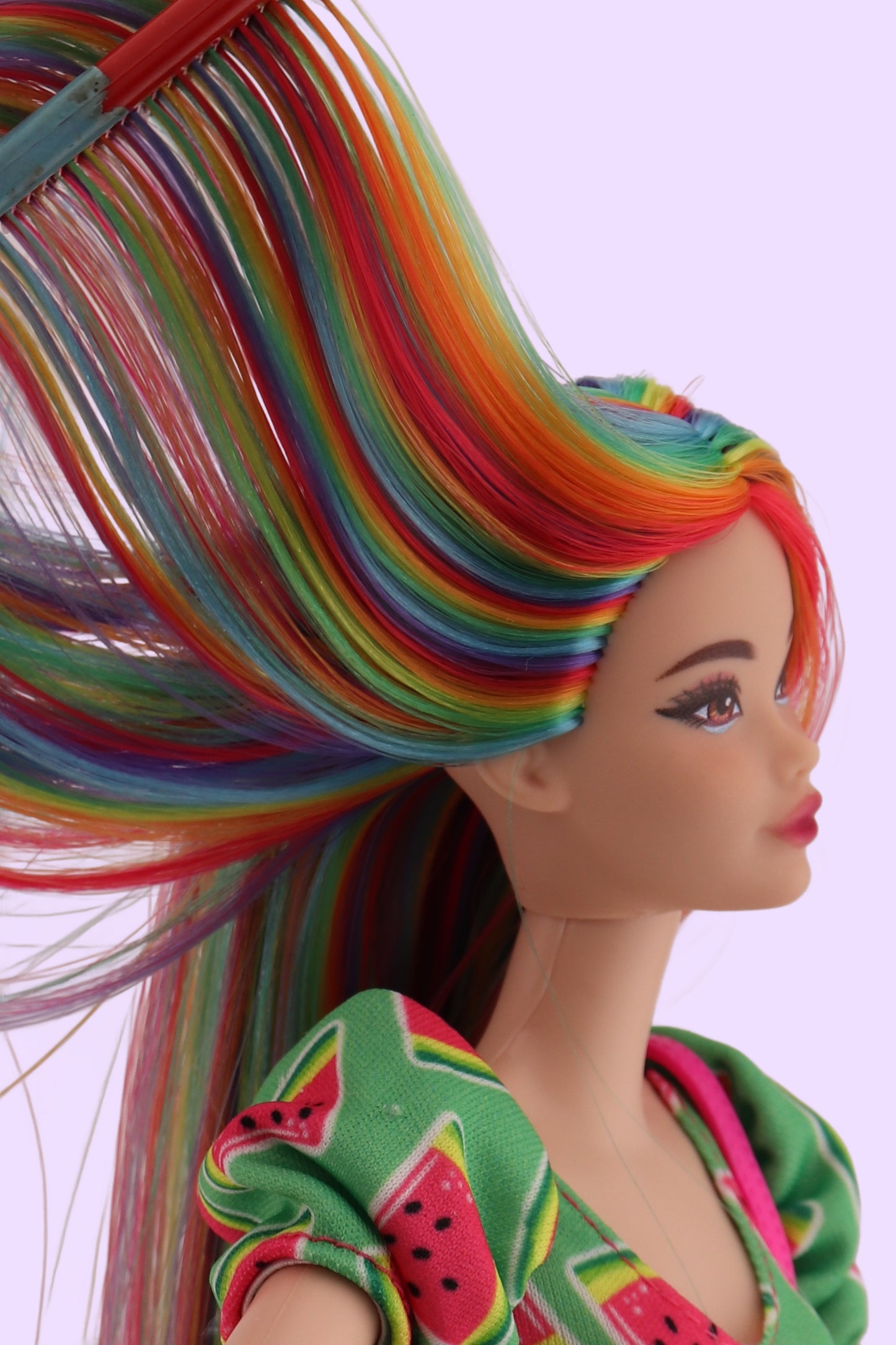 Rainbow Rerooted Odile Barbie
