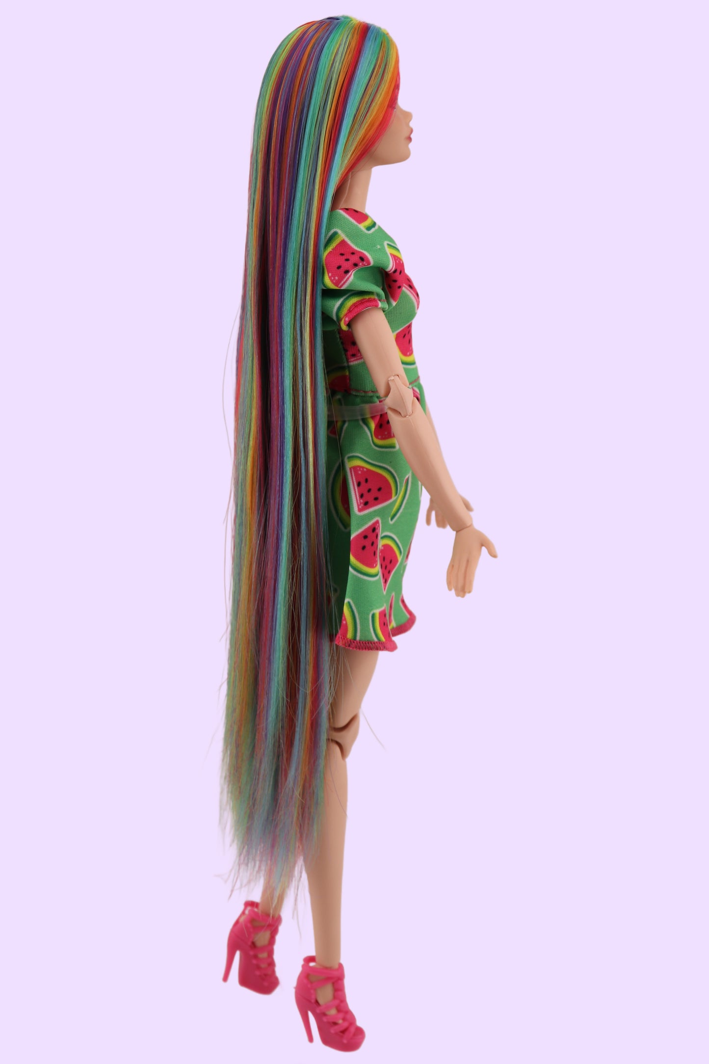 Rainbow Rerooted Odile Barbie