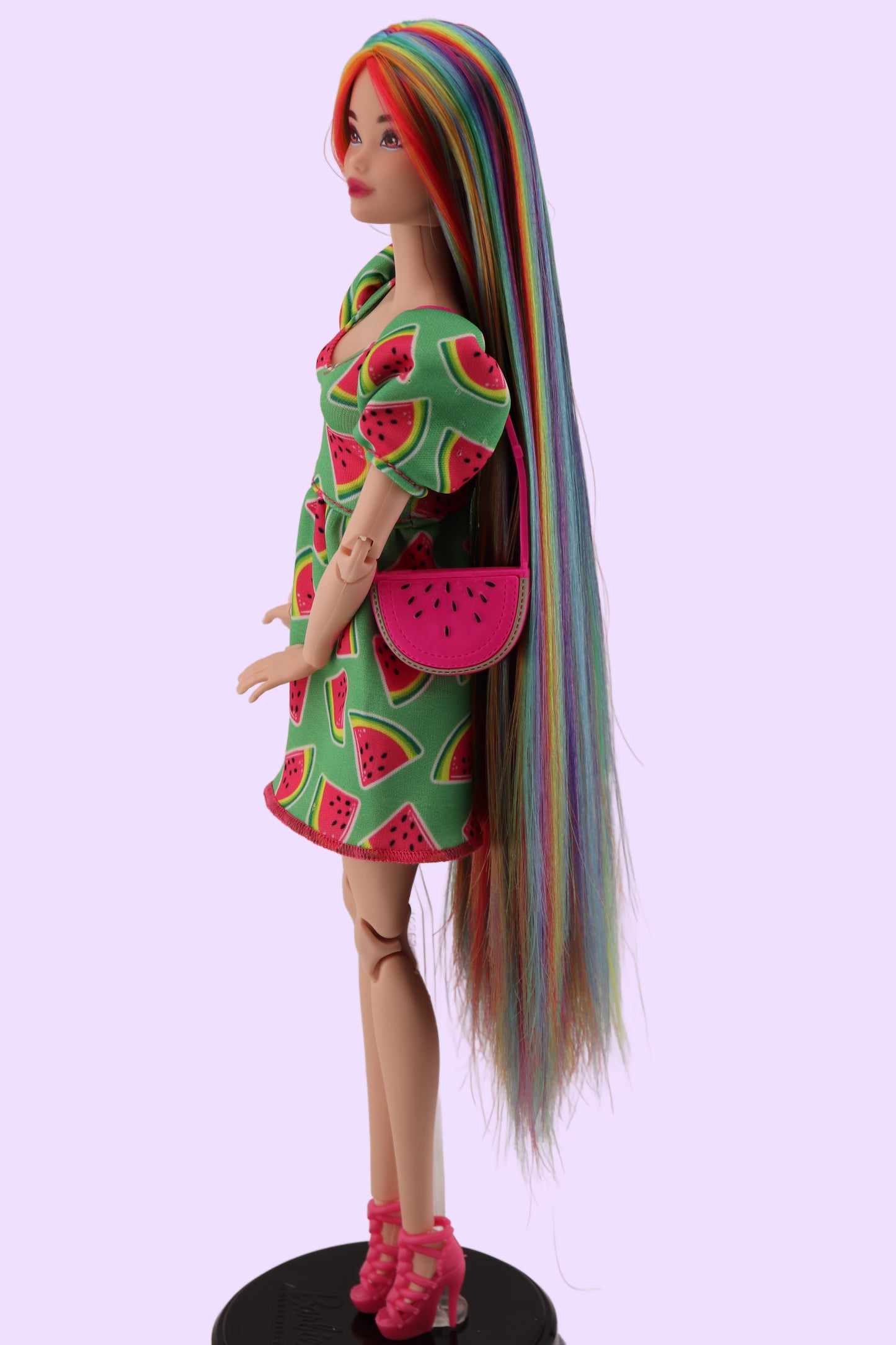Rainbow Rerooted Odile Barbie