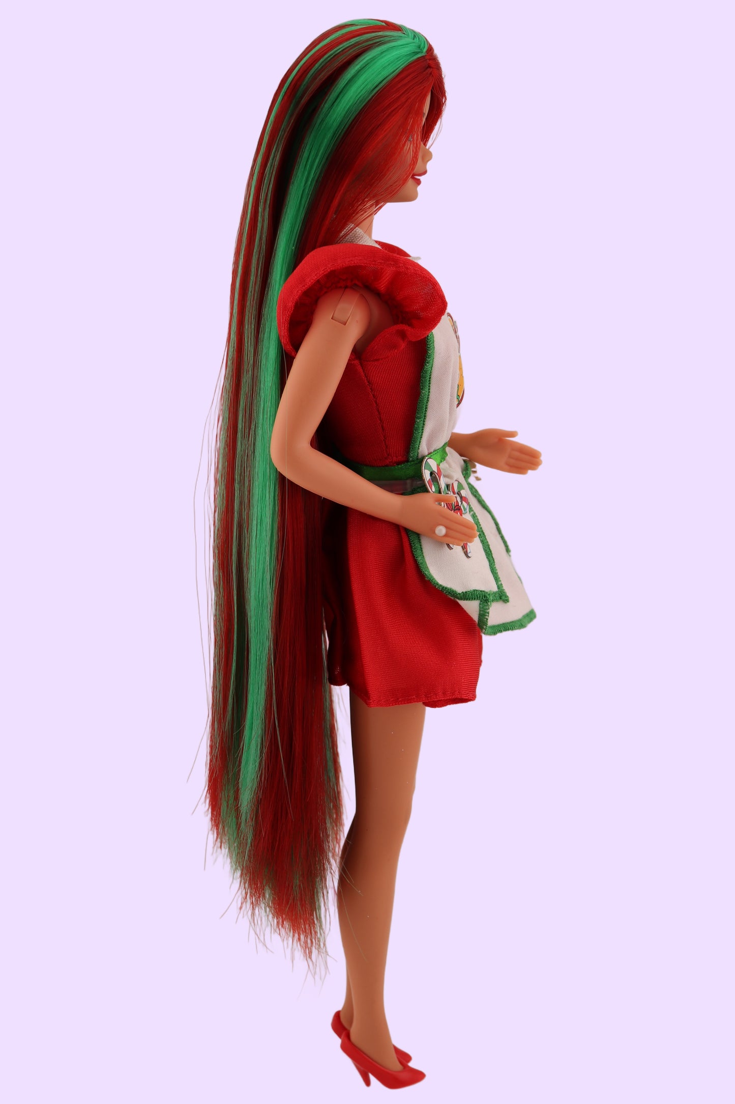 Red and Green Hair Holiday Treats Barbie