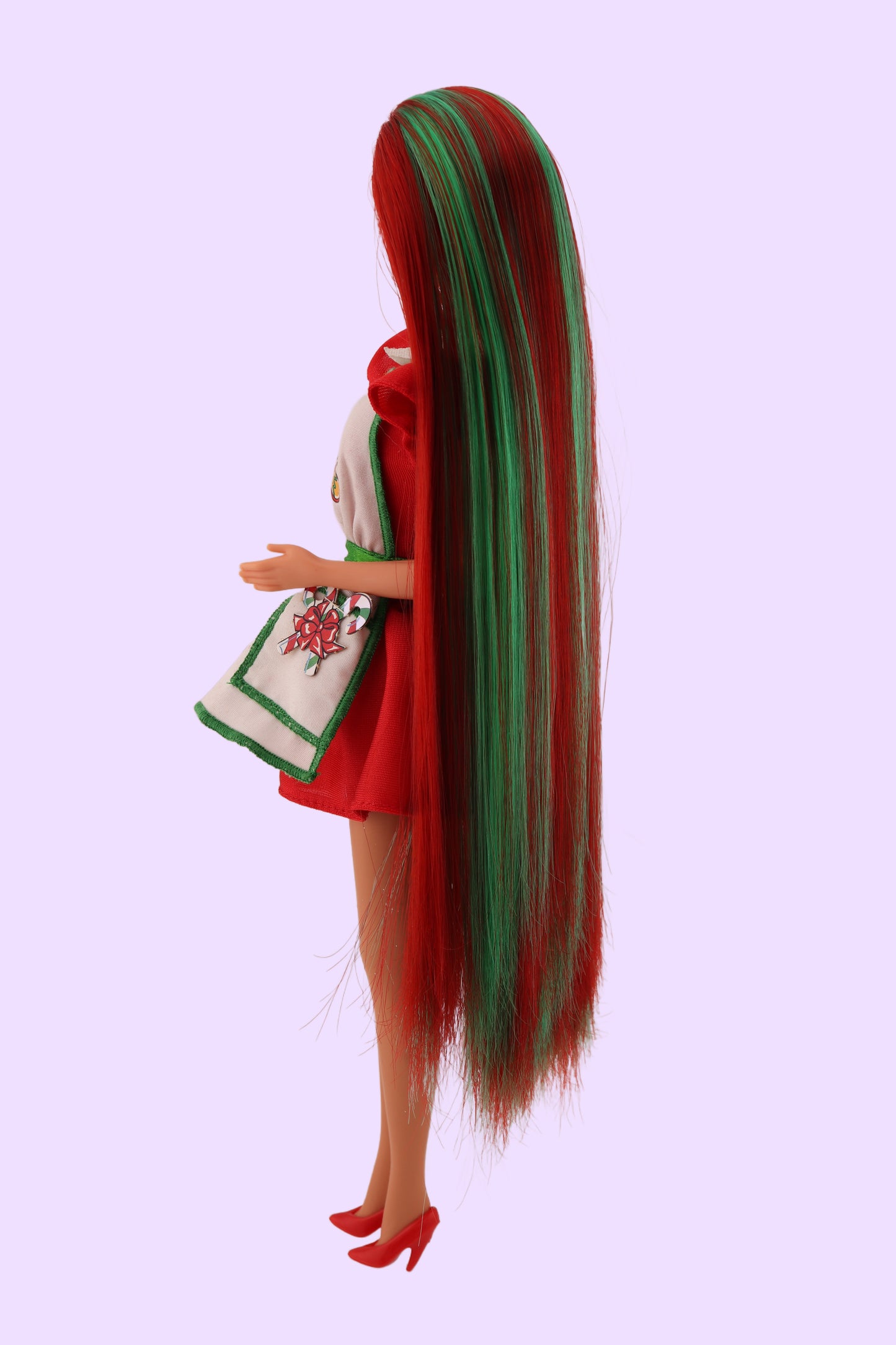 Red and Green Hair Holiday Treats Barbie