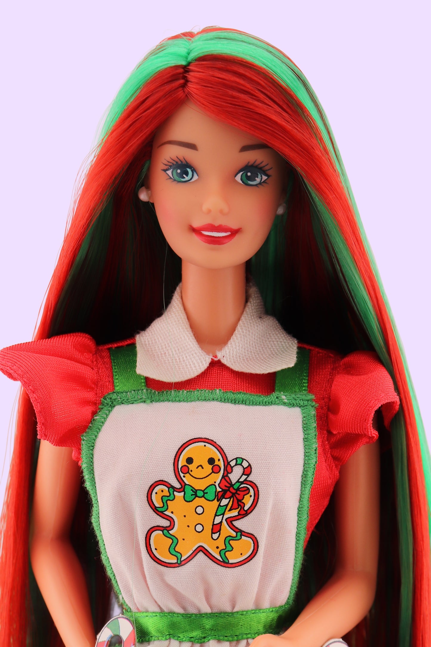 Red and Green Hair Holiday Treats Barbie
