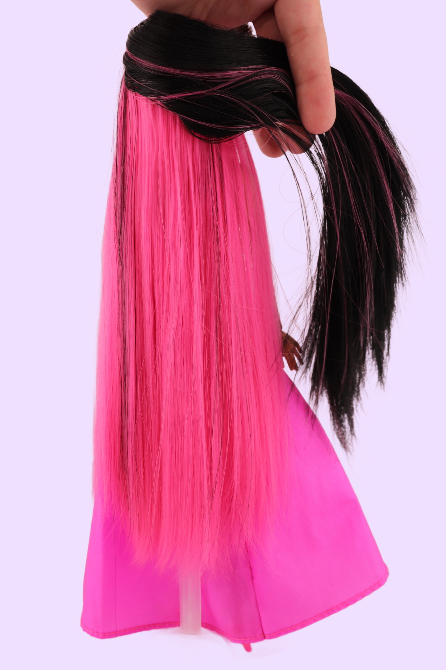 Scene Queen Barbie with Hot Pink and Black Hair