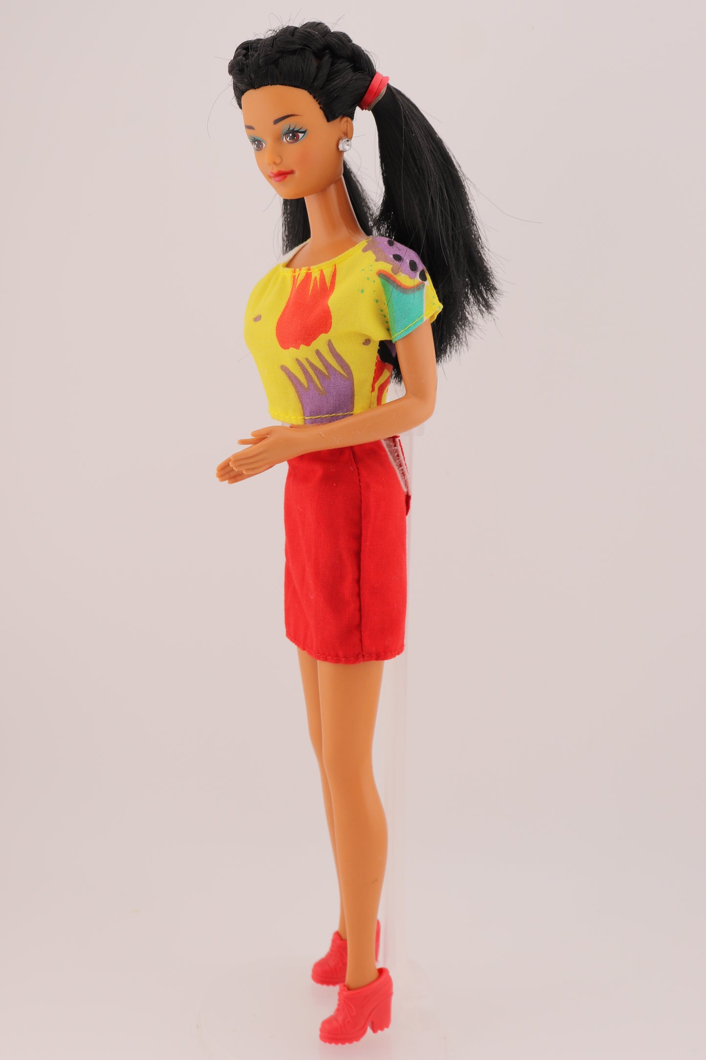 Native American Barbie Restyled with Braids