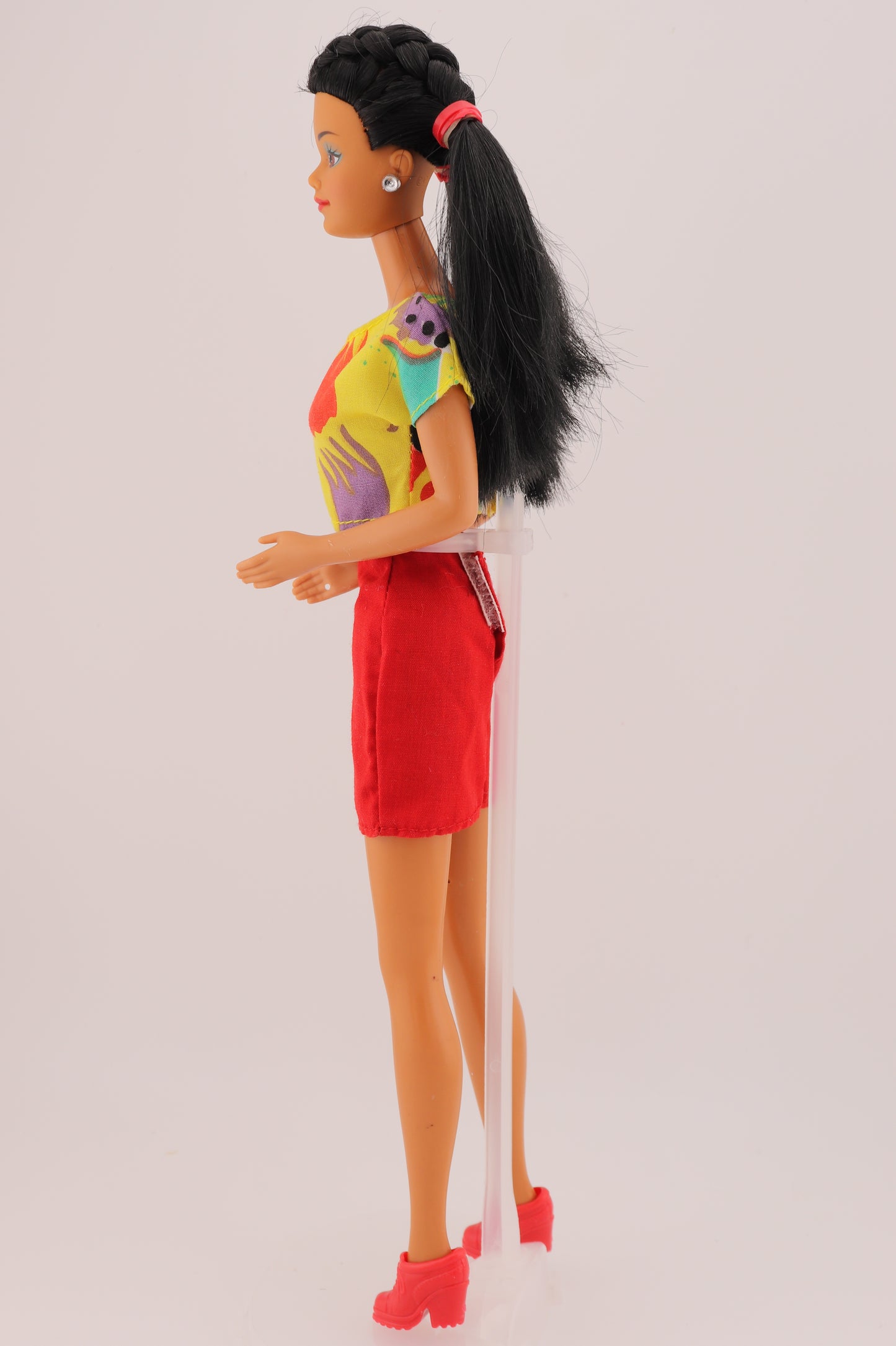 Native American Barbie Restyled with Braids