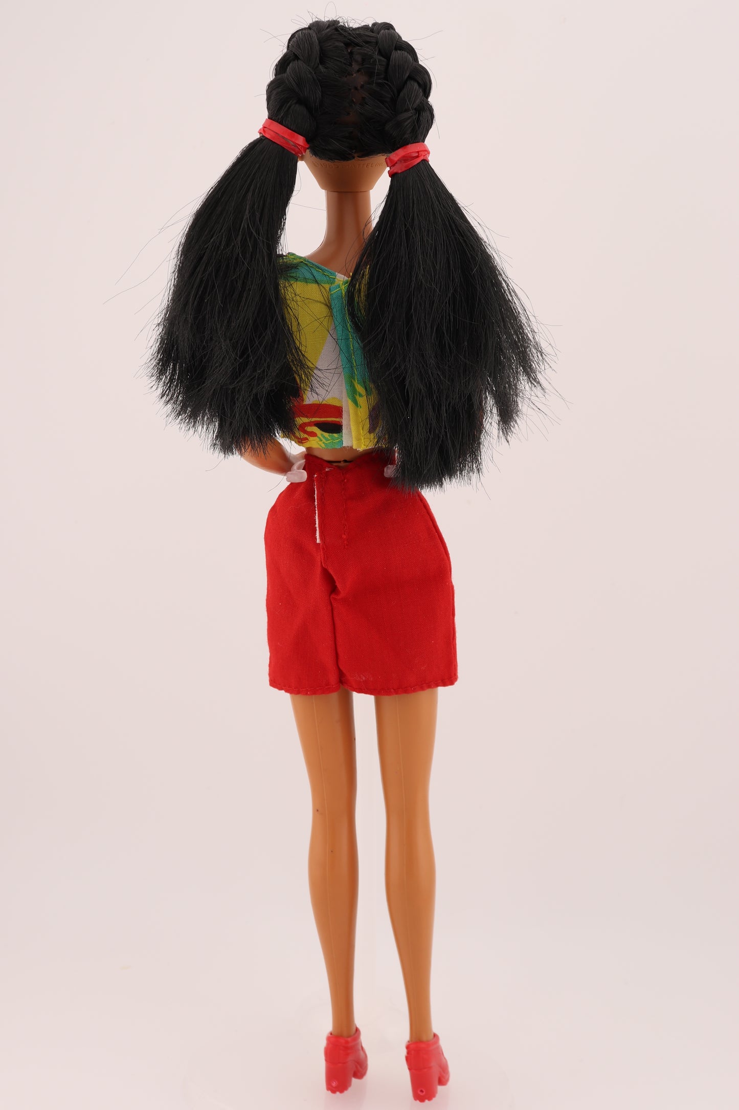 Native American Barbie Restyled with Braids