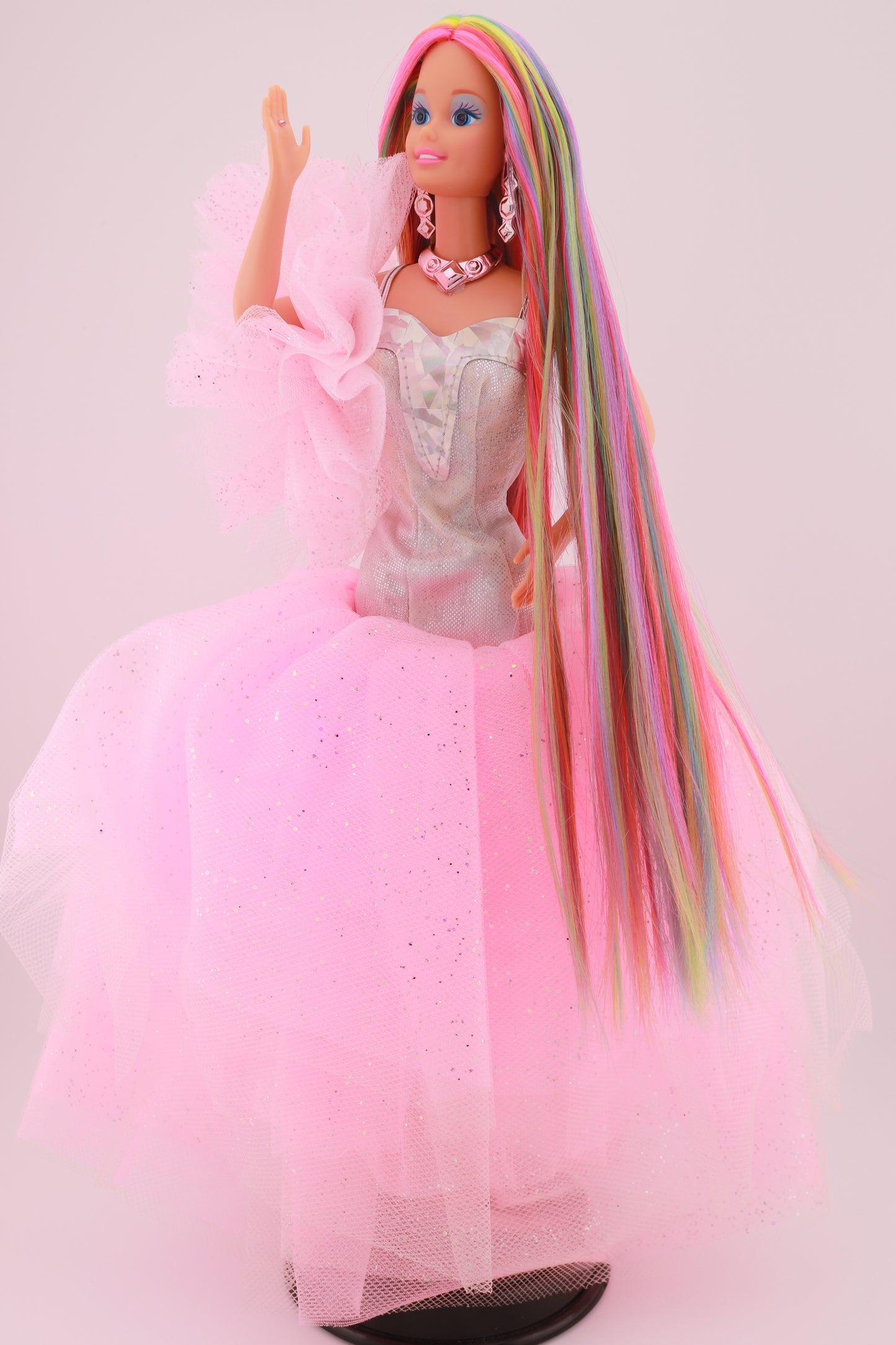 Rainbow Hair Custom Sparkle Eyes Barbie