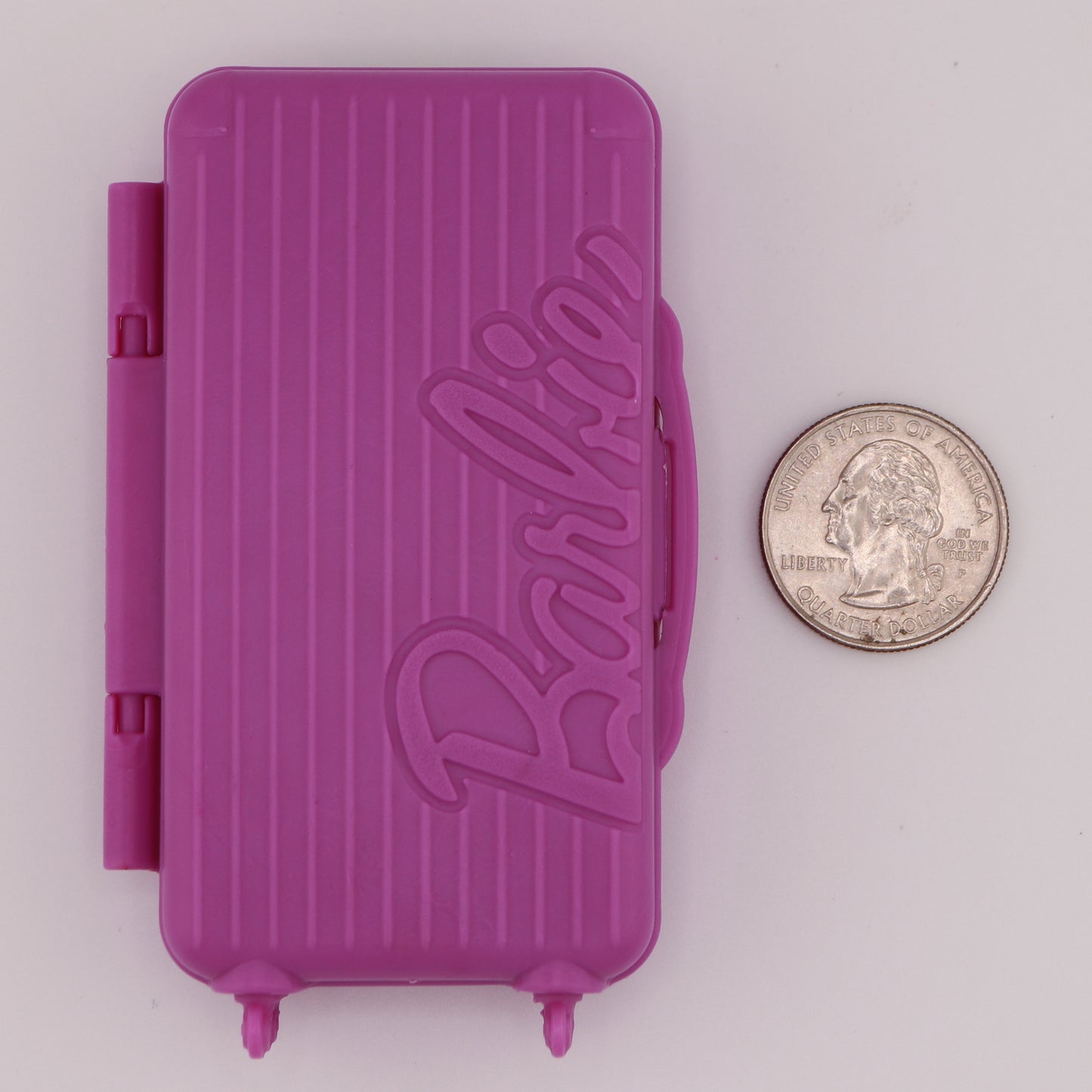 Barbie Purple Rolling Travel Suitcase