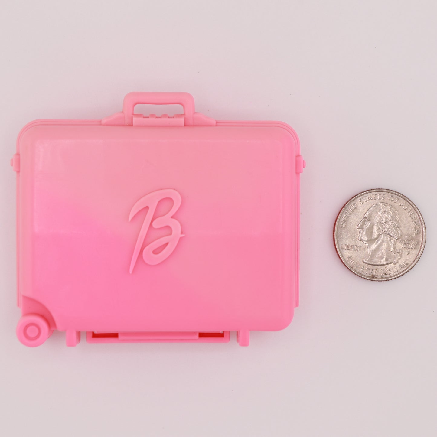 Pink Barbie "Rolling" Suitcase