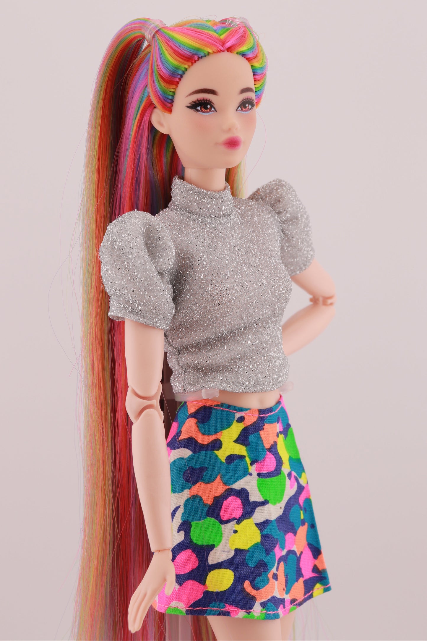 Signature Rainbow Hair Odile Reroot (Silver Top)