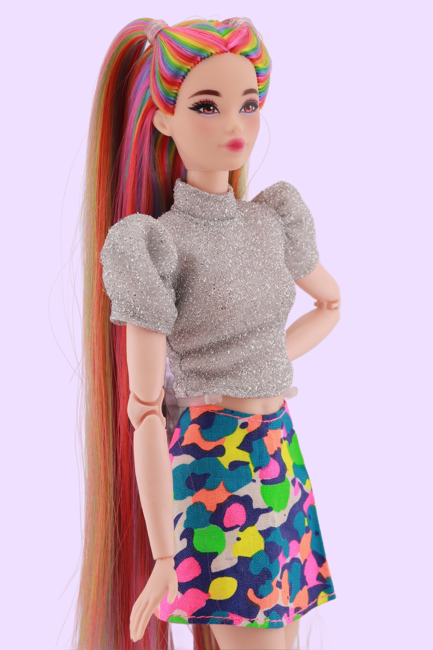 Signature Rainbow Hair Odile Reroot (Silver Top)