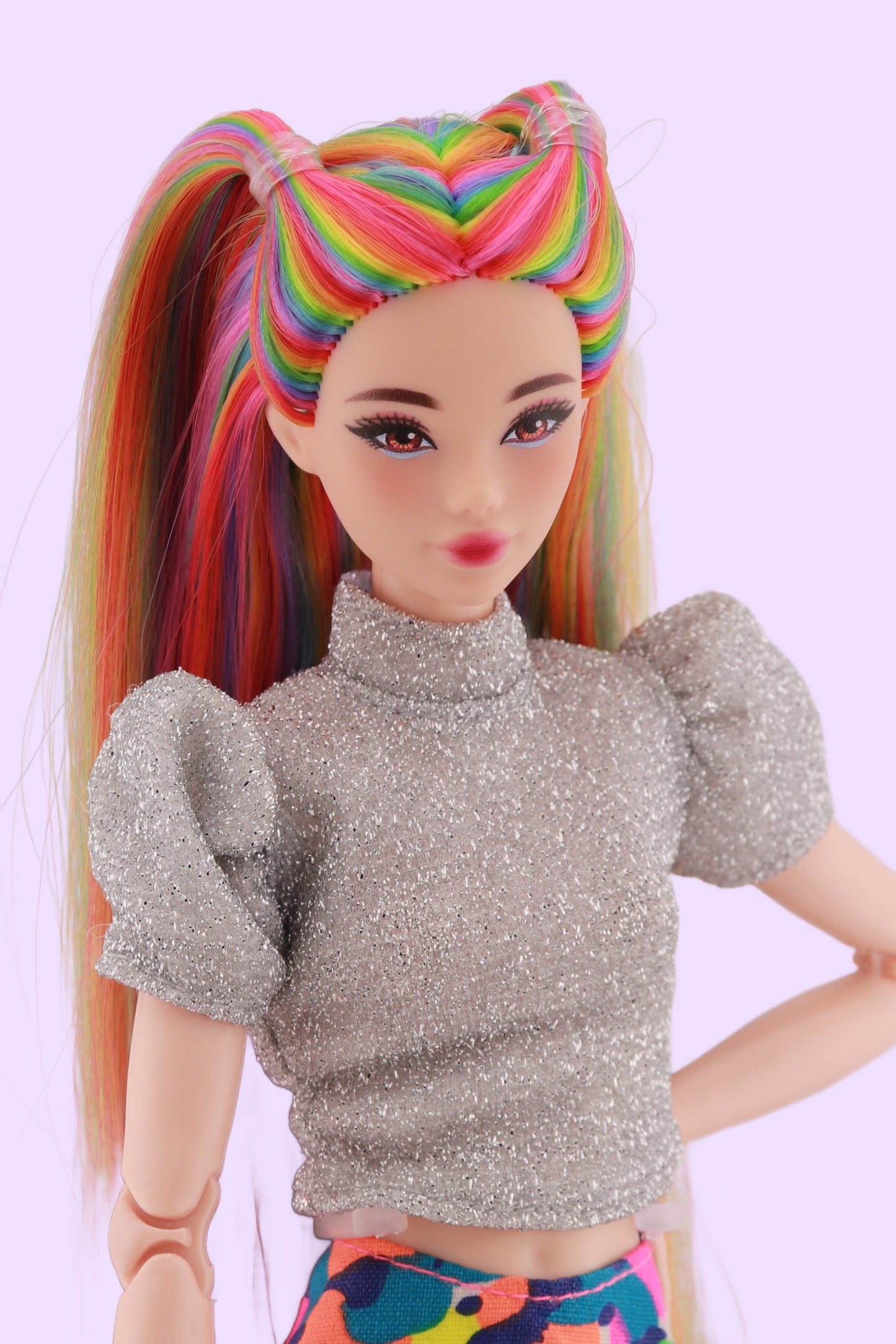 Signature Rainbow Hair Odile Reroot (Silver Top)