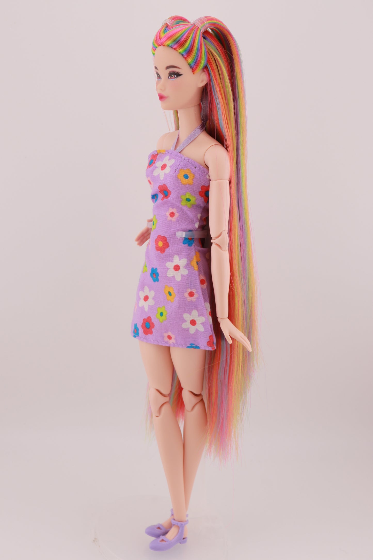 Signature Rainbow Hair Odile Reroot (Purple Dress)