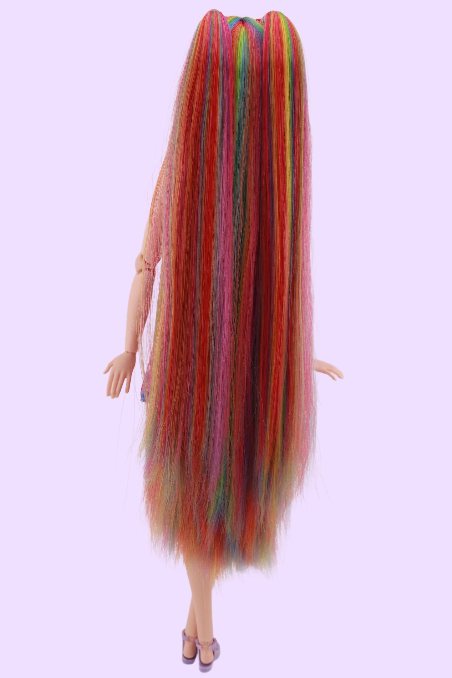 Signature Rainbow Hair Odile Reroot (Purple Dress)