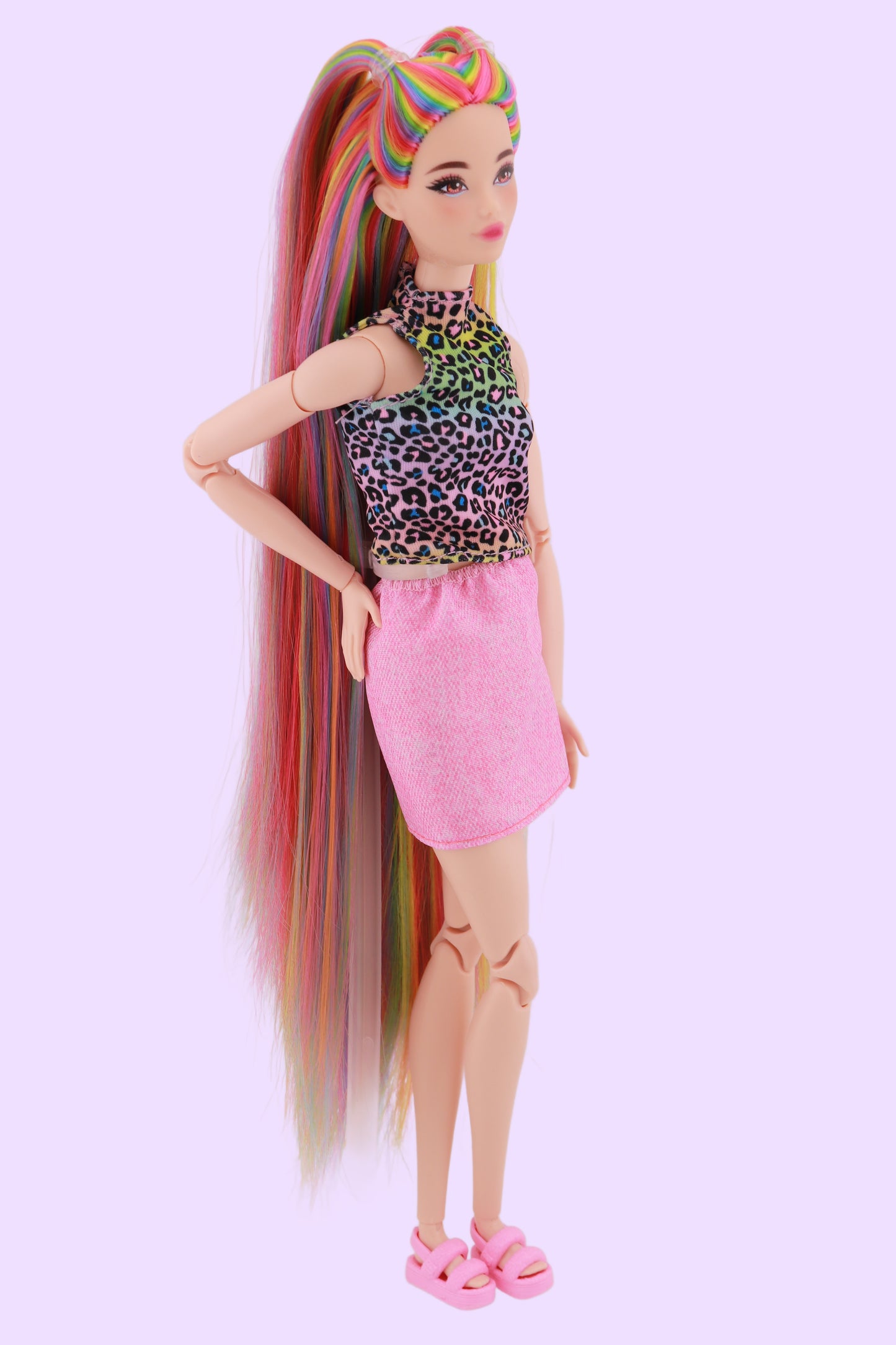 Signature Rainbow Hair Odile Reroot (Rainbow Top)