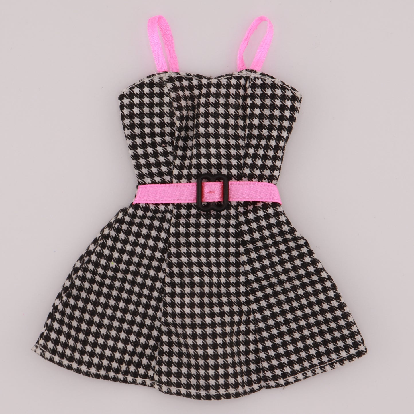 Spring Picnic Black and White Gingham Dress