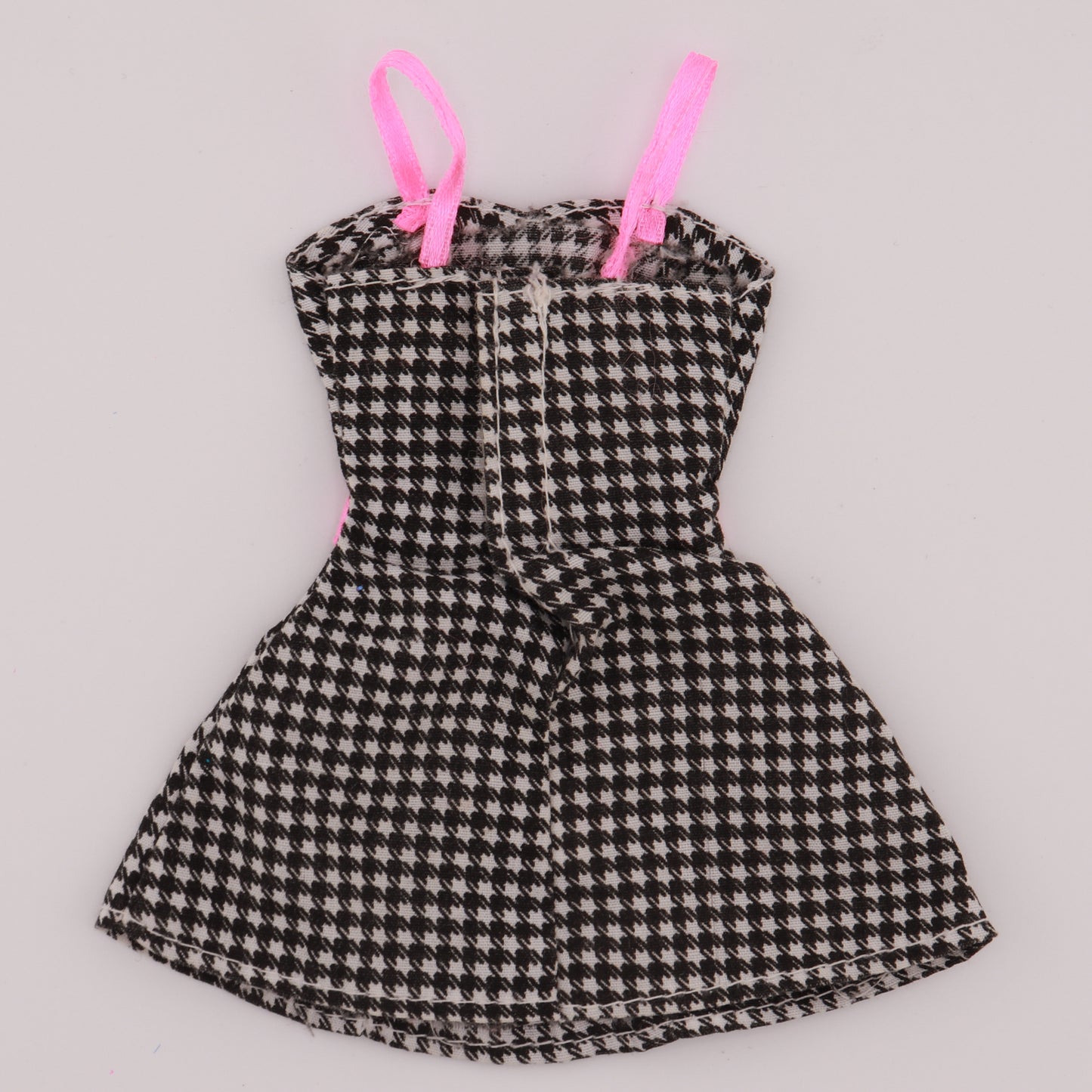 Spring Picnic Black and White Gingham Dress