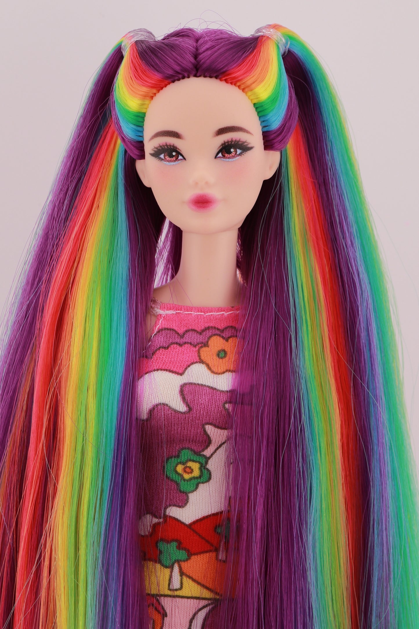 Purple and Rainbow Hair Odile Barbie